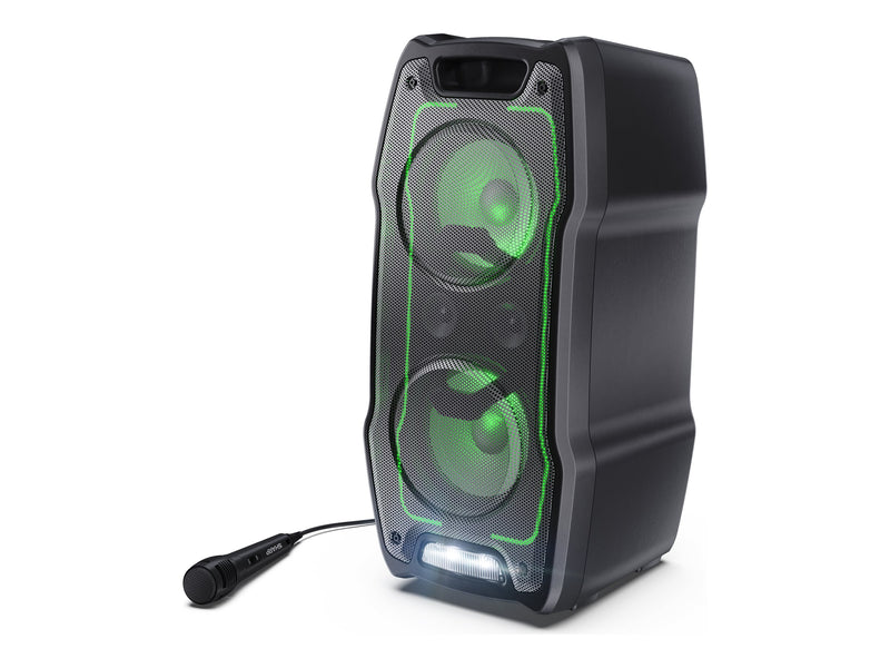 Sharp Party-Lautsprecher – 180W Sound, bunte Lichtshow