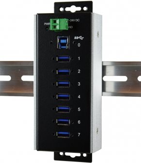 Exsys USB 3.0 Hub – 7 Anschlüsse, Überspannungsschutz