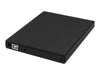 QOLTEC Externes DVD-Laufwerk – USB-Anschluss, CD/DVD-Brennen