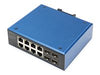 Digitus Netzwerk-Switch – 8 PoE+ Anschlüsse, robust für extreme Bedingungen