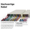 Patchbox Netzwerkkabel – 1,8 m, Cat6a, Schwarz