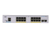 Cisco Netzwerk-Switch – 16 PoE+ Anschlüsse, Gigabit Geschwindigkeit