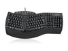 PERIXX Tastatur-Maus-Set – Ergonomisch, USB-Anschluss