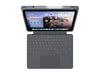 DEQSTER Rugged Keyboard für iPad – Spritzwasserschutz, Trackpad