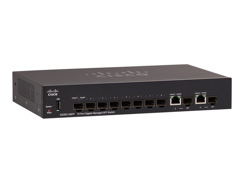 Cisco Netzwerk-Switch – 10 Anschlüsse, Gigabit Ethernet