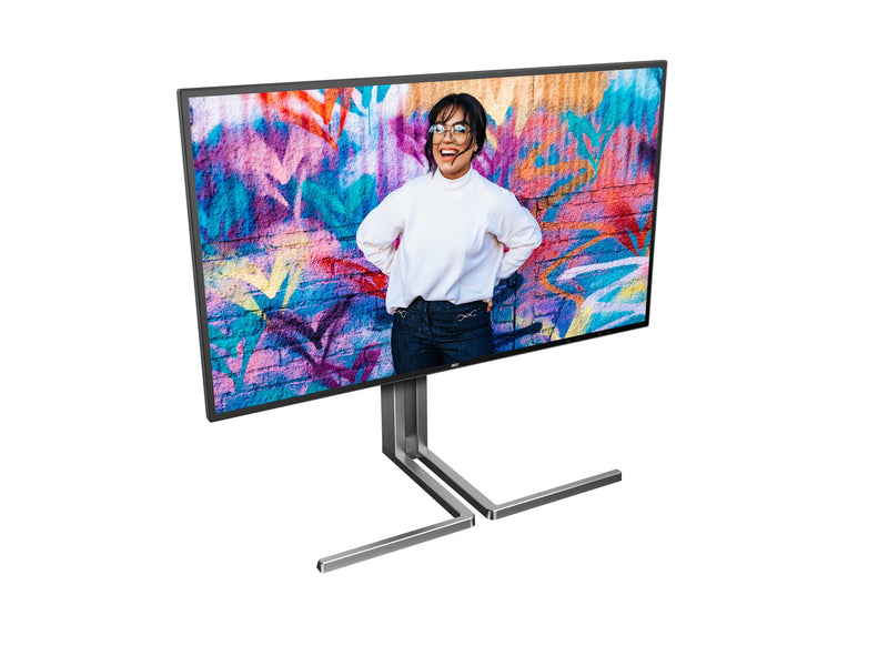 AOC 27" 4K-Monitor – Scharfe Bilder, USB-C-Anschluss