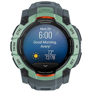 Garmin Instinct 3 Smartwatch – Robustes Design, AMOLED-Display