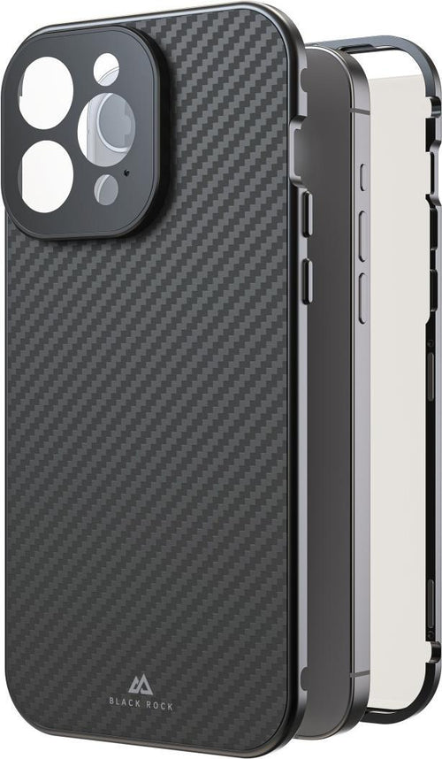 BLACK ROCK 360° Glass Cover – Schutz für iPhone 15 Pro Max