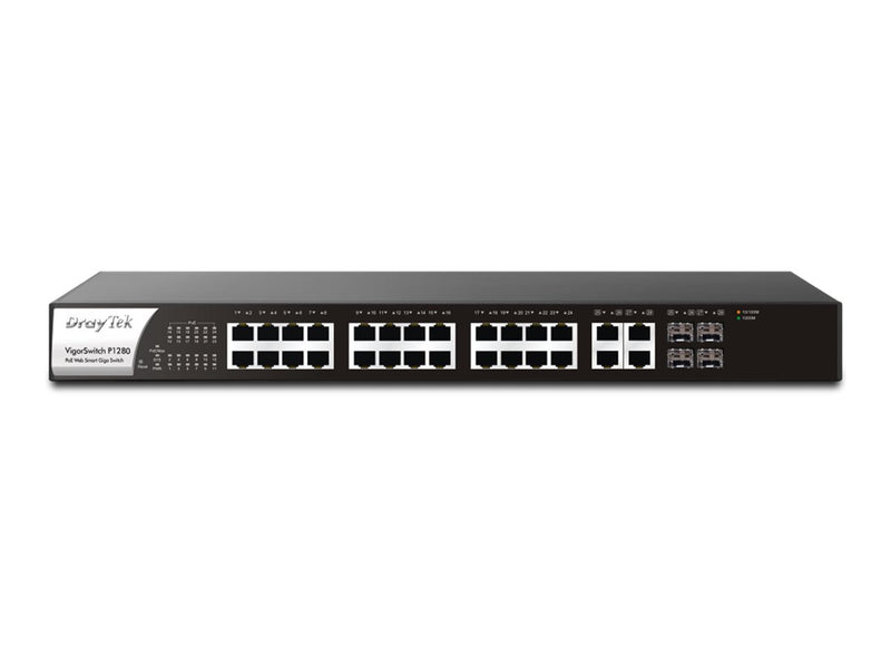 Draytek Netzwerk-Switch – 28 Ports, PoE-Unterstützung