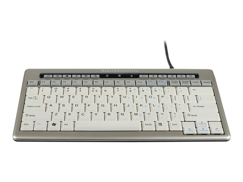 Bakker Elkhuizen S-board 840 – Kompakte USB-Tastatur mit USB-Hub