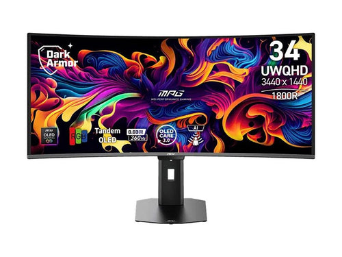 MSI 34" UltraWide Monitor – QD-OLED, 2K-Auflösung