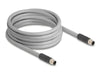 Delock M12 Kabel – L-kodiert, 5m, robust und flexibel