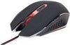 GEMBIRD Optische USB-Maus – Für Rechts- und Linkshänder, Rot