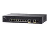 Cisco 10-Port Switch – Gigabit, PoE für kleine Unternehmen