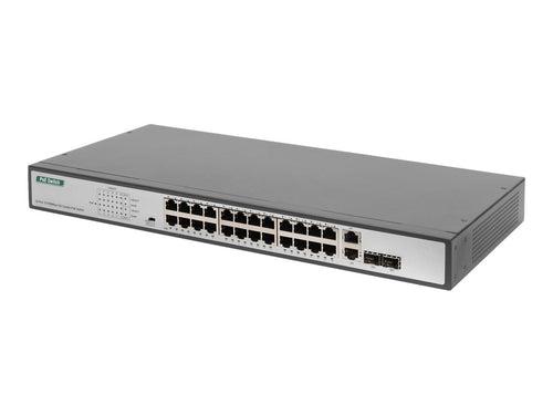 Digitus 24-Port Netzwerk-Switch – PoE, für mittelgroße Netzwerke