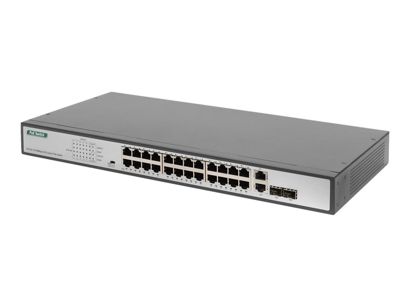 Digitus 24-Port Netzwerk-Switch – PoE, für mittelgroße Netzwerke