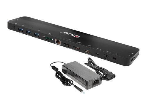 Club3D 4K Dockingstation – USB-C, 120W, 6 USB-Anschlüsse