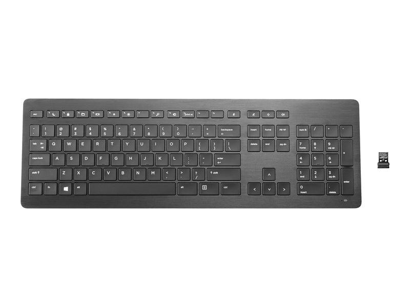 HP Kabellose Premium-Tastatur – Schweizer Layout, 10 m Reichweite