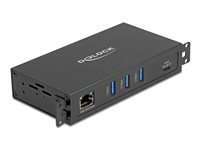Delock USB Hub – 3 Ports, Gigabit LAN