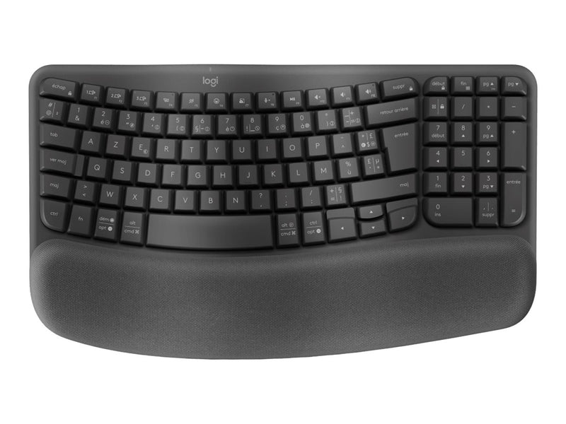 Logitech Ergonomische Tastatur – Kabellos, komfortables Design