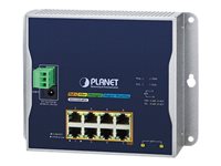 PLANET Switch – 8 PoE-Ports, Wandmontage