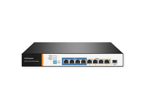 VALUE Netzwerk-Switch – 8 PoE+ Ports, 10 GbE Uplink
