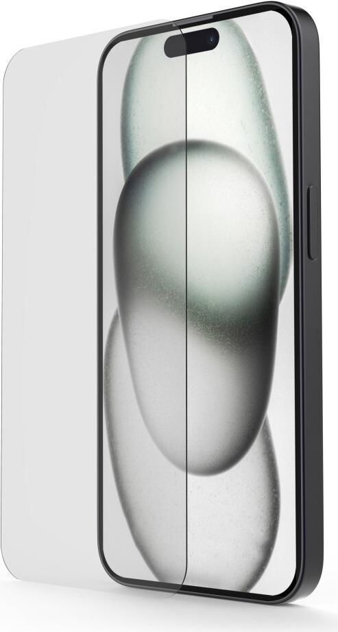 HAMA Bildschirmschutz – für iPhone 15, kratzfest & bruchsicher