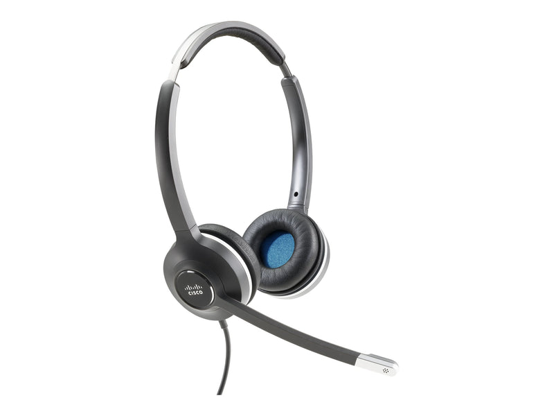 Cisco On-Ear Headset – Kabelgebunden, ideal für laute Büros