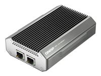 QNAP Netzwerkadapter – USB-C zu 2x 10G Ethernet, schnelle Verbindung