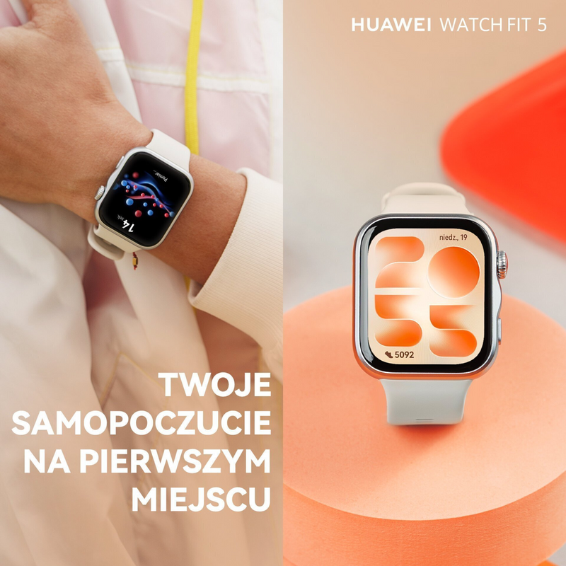 Huawei Watch Fit 5 – Fitness-Tracker mit GPS und Herzfrequenzmessung