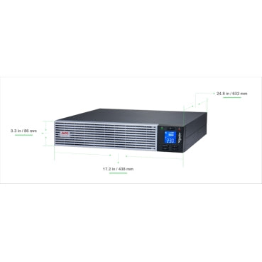 APC USV Rack-Einbau – Zuverlässige Stromversorgung, 3000 VA