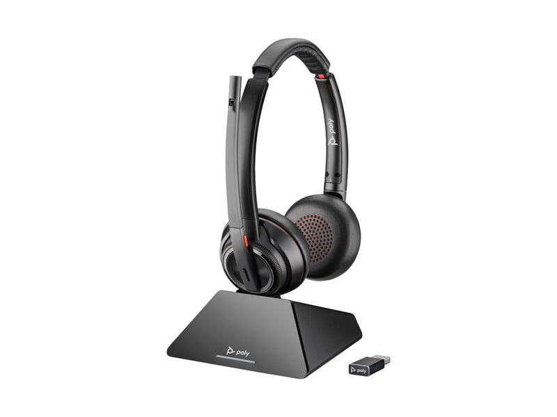 HP Poly Savi 8220 UC Headset – Kabellos, für Microsoft Teams
