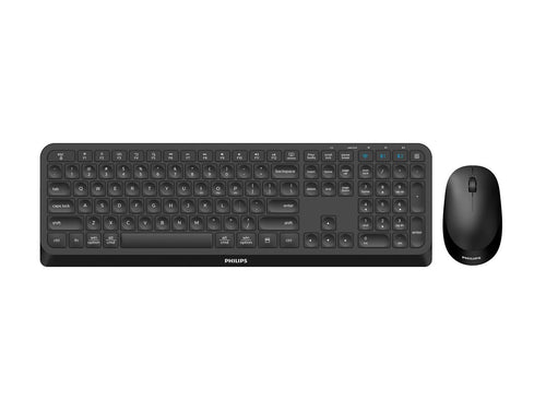 Philips Wireless Tastatur-Maus-Set – Kabellos, Ergonomisch