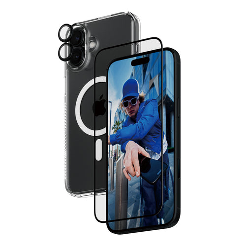 Panzerglass Schutzpaket für iPhone 16 Plus – 3-in-1 Set