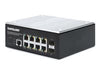 Intellinet 8-Port Industrie-Switch – PoE+ für robuste Netzwerke