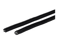 VIVOLINK Kabelschlauch – Flexibel, 25 mm Durchmesser, Schwarz