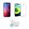 eSTUFF Zubehörkit für iPhone 13 Pro – Ladegerät, Schutzglas, Hülle