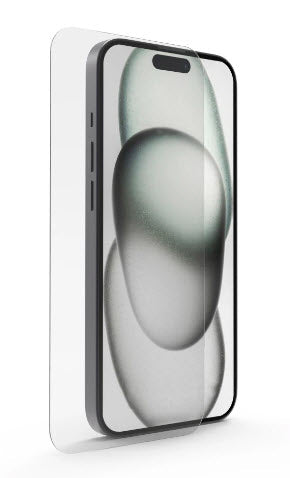 HAMA Bildschirmschutz – für iPhone 15, kratzfest & bruchsicher