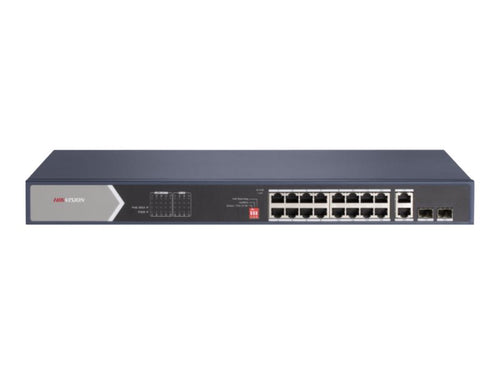 Hikvision Netzwerk-Switch – 20 Anschlüsse, PoE-Unterstützung
