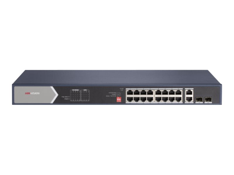 Hikvision Netzwerk-Switch – 20 Anschlüsse, PoE-Unterstützung