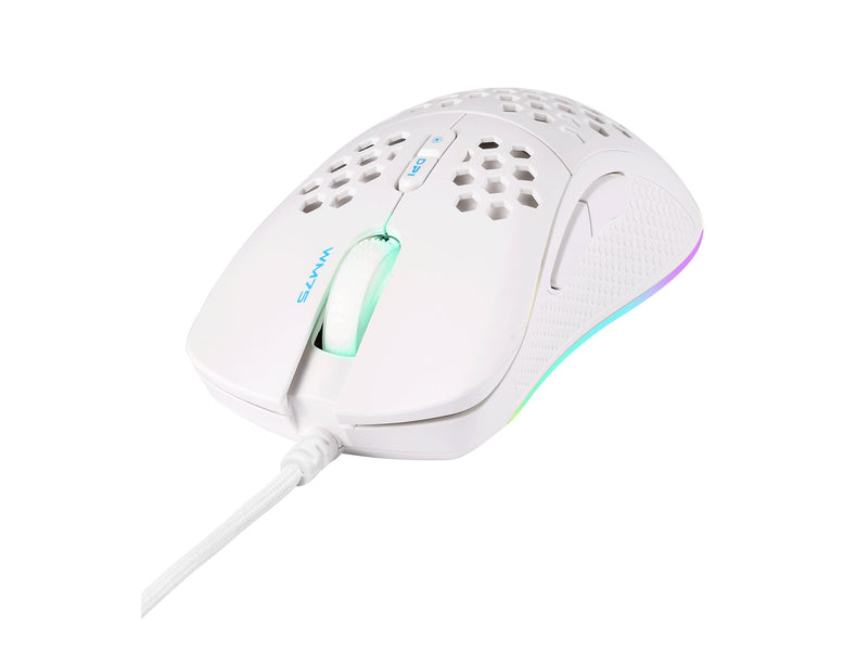 DELTACO Gaming-Maus – Leicht, 7 Tasten, RGB-Beleuchtung