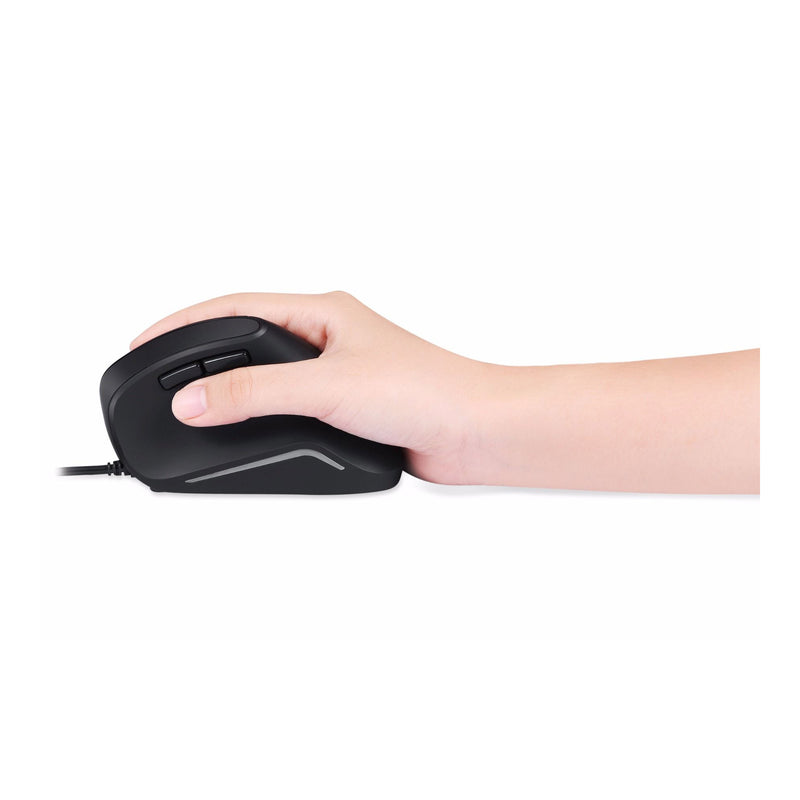 PERIXX Ergonomische Maus – Bequemes Arbeiten, USB-Kabel
