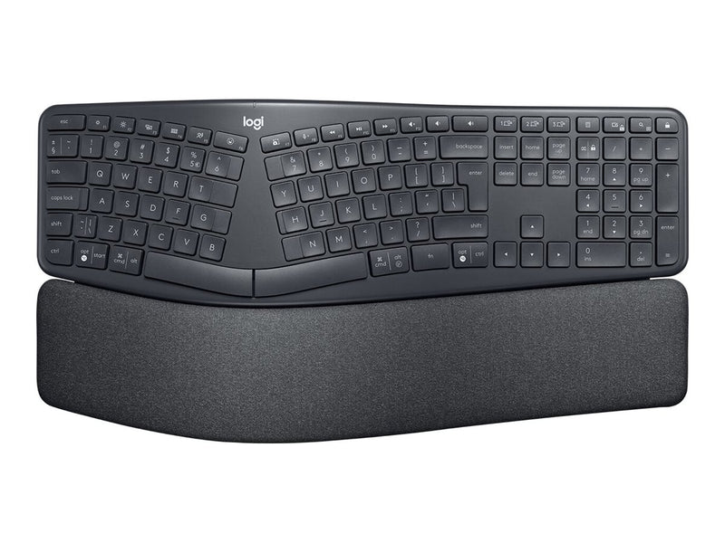 Logitech Ergonomische Tastatur – Kabellos, mit Handauflage