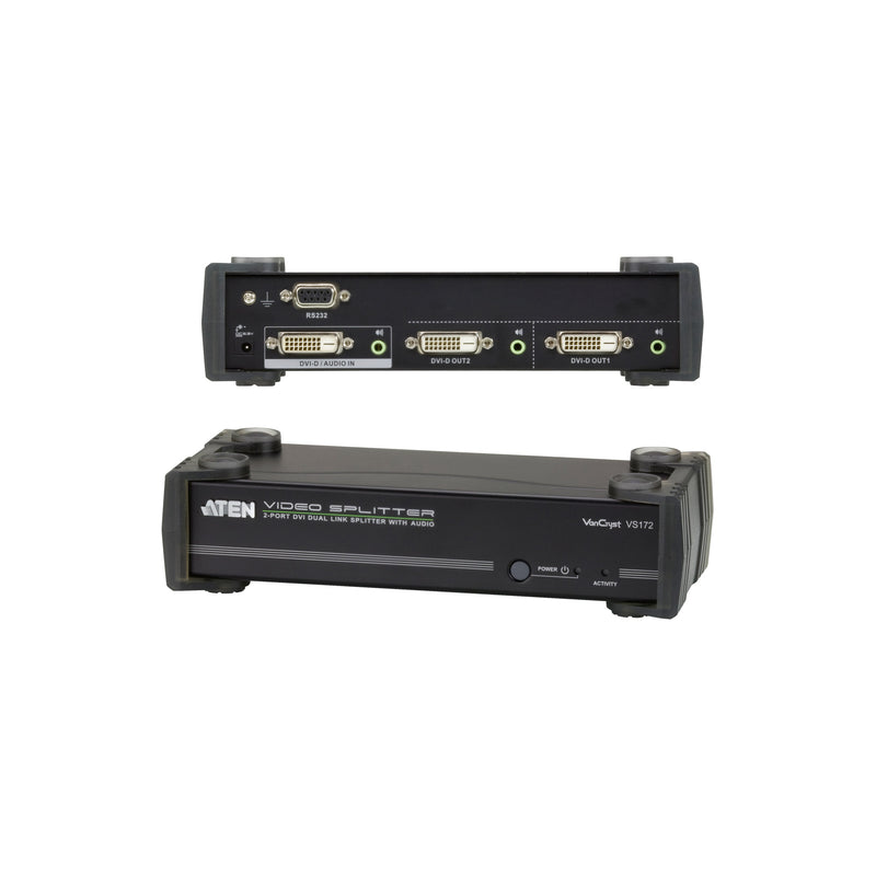 Aten Video-/Audio-Splitter – 2 DVI & 2 Audio-Anschlüsse