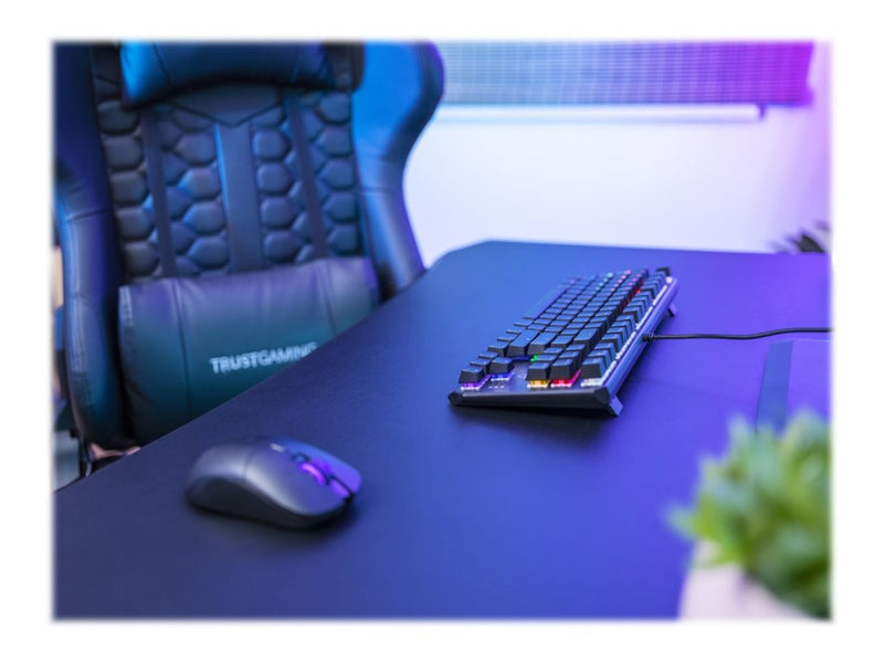 Trust GXT 834 TKL Tastatur – Mechanisch, Regenbogenlicht