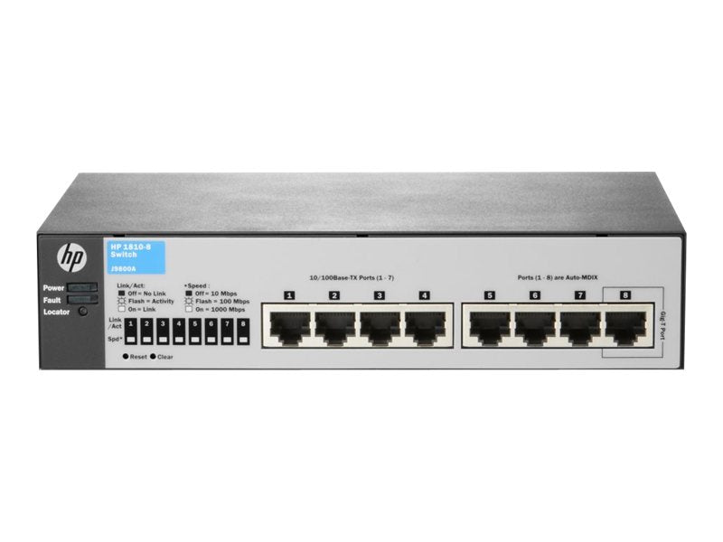 HP Enterprise Netzwerk-Switch – 8 Anschlüsse, Gigabit Ethernet