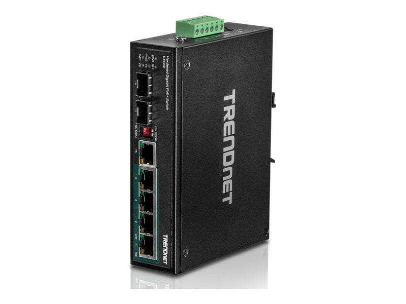 Trendnet 6-Port PoE+ Switch – Robustes Design für Industrie