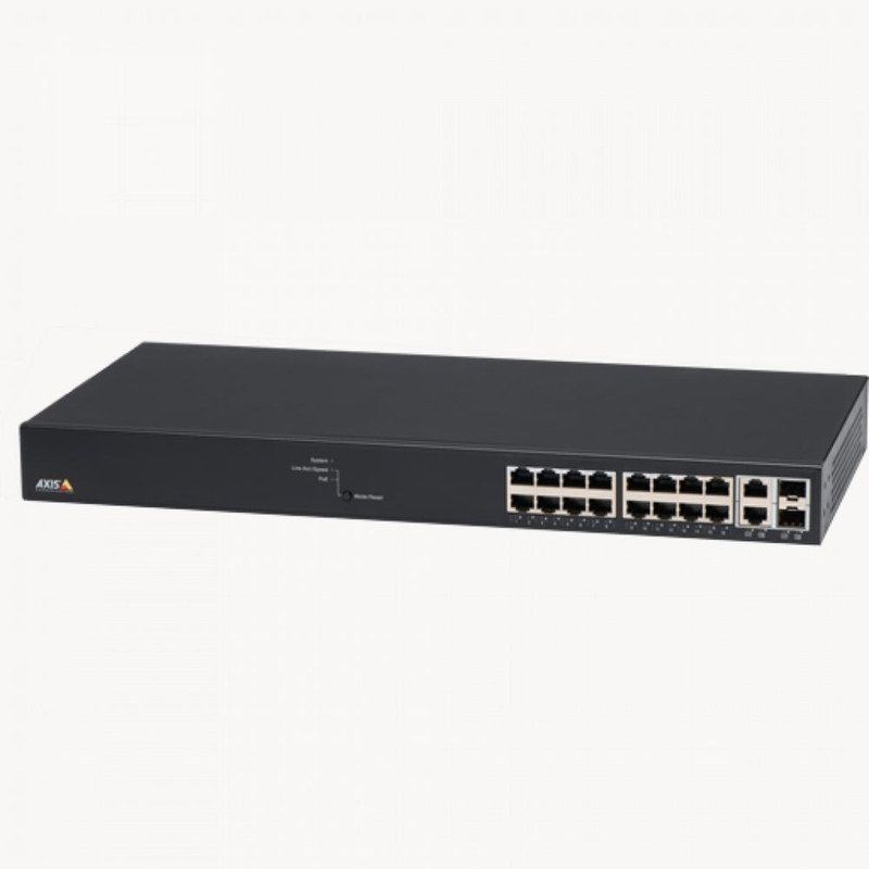 Axis Netzwerk-Switch – 16 Ports, PoE+ für einfache Verbindung