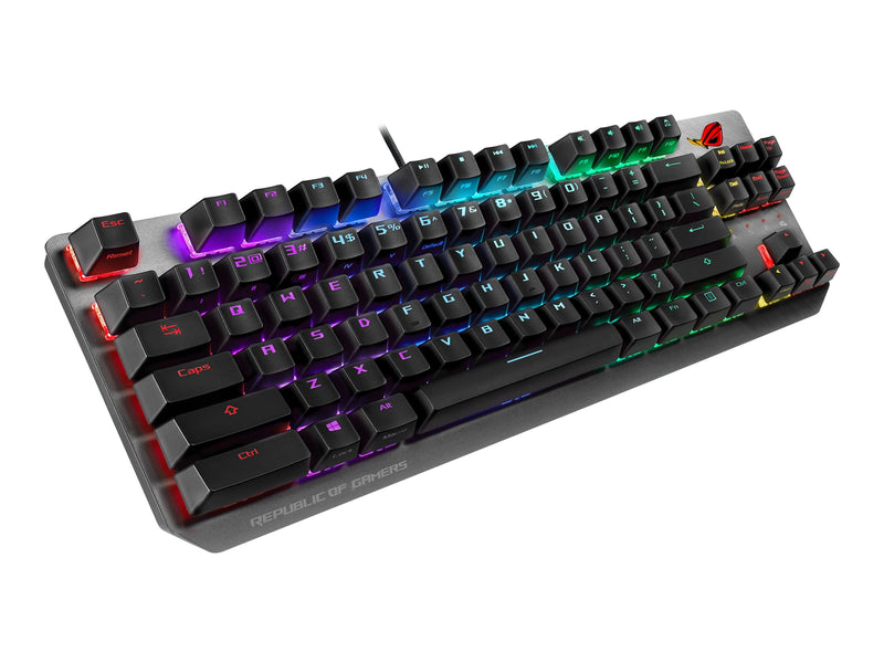 ASUS ROG Strix Scope TKL Tastatur – RGB, mechanische Tasten
