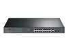 TP-Link 18-Port Gigabit Switch – 16 PoE+ Anschlüsse, Rackmontage